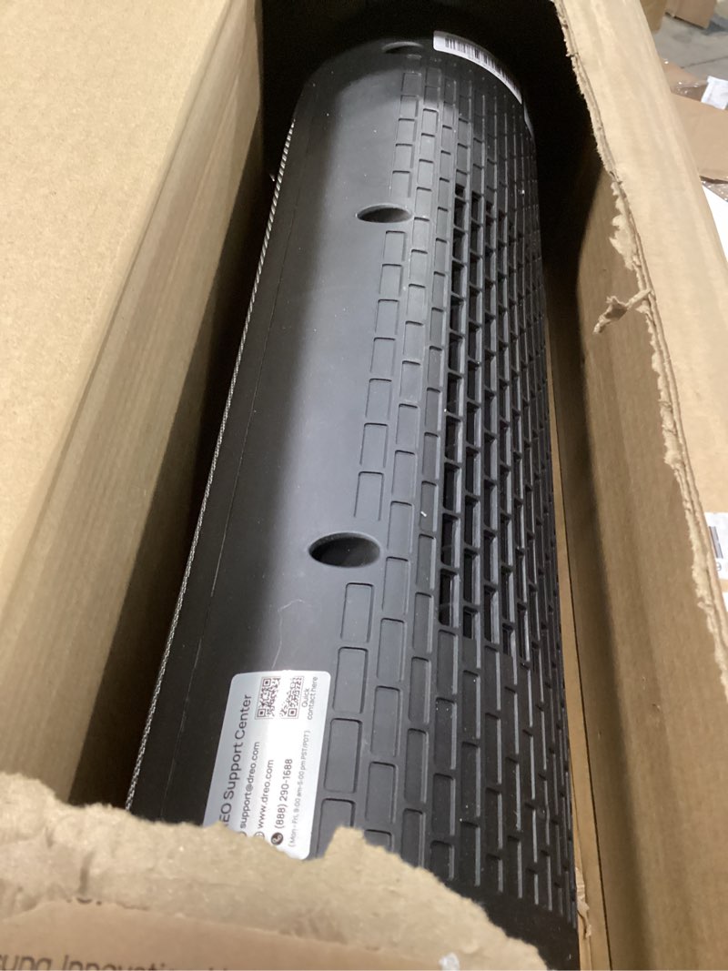 Condition photo showing As Is for Dreo Space Heater for Large Room, 23 Inch Electric Heaters for Indoor Use, 8 Safe Protection Tower, 70° Oscillation, PTC Ceramic with Thermostat and Remote, Quiet, 12H Timer, Bedroom, Office