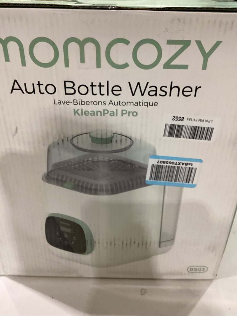 Condition photo showing As Is for momcozy kleanpal pro baby bottle washer, sterilizer & dryer - all-in-one cleaning machine for bottles, pump parts & baby essentials - time-saving & effortless care