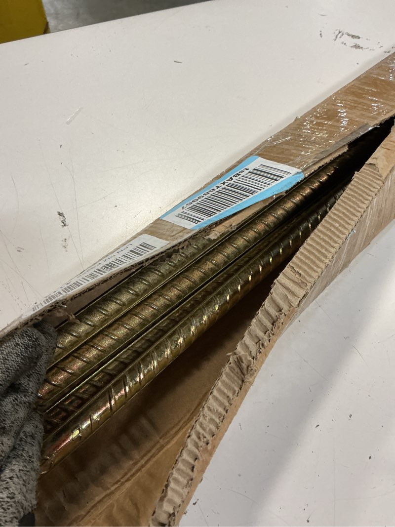 Condition photo showing Good Condition for 30 inch long rebar stakes - 9/16 inch diameter heavy duty asphalt anchors, galvanized steel ground anchor for speed bump, wheel stop, tent and more (4 counts)