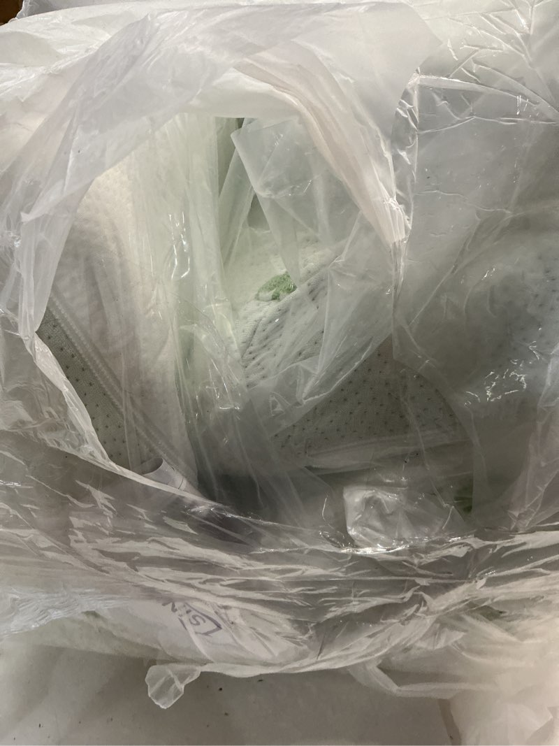 Condition photo showing As Is for SINWEEK Memory Foam Folding Mattress, 4 Inch Foldable Trifold Mattress Topper, CertiPUR-US Certified Guest Bed with Cooling Cover & Waterproof Lining