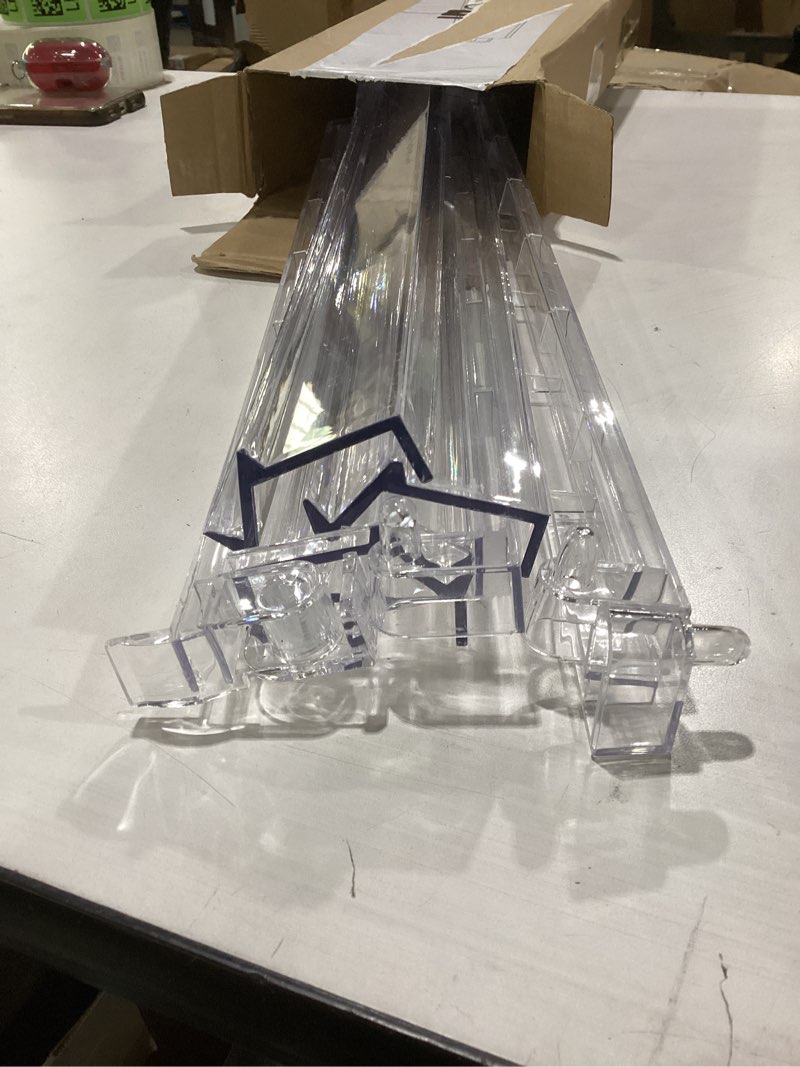 Condition photo showing Good Condition for wooiirom mahjong racks with pushers, anti-slip design clear all-in-one mahjong racks and pushers - modern american mahjong tile racks set of 4 (transparent)