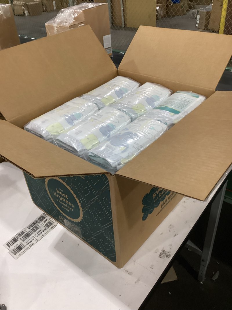 Condition photo showing New/Like New for Pampers Swaddlers Diapers, Size 3 (13-26 lbs), 168 Count, Absorbent, Keeps Baby Dry and Comfortable, Skin Safe Disposable Baby Diaper Size 3 168