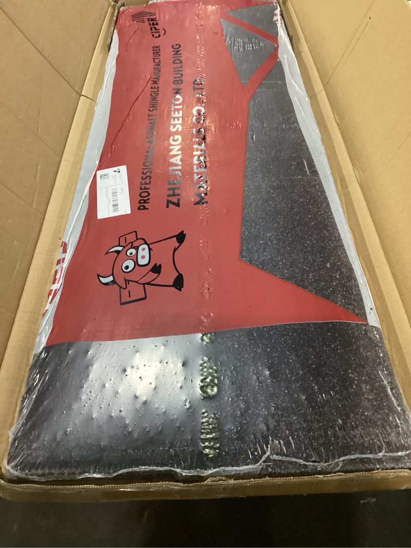Condition photo showing New/Like New for roofing shingles 3-tab (black) 8-pack 39.4"x13.1",asphalt shingles for house shed roof tiles repair decor