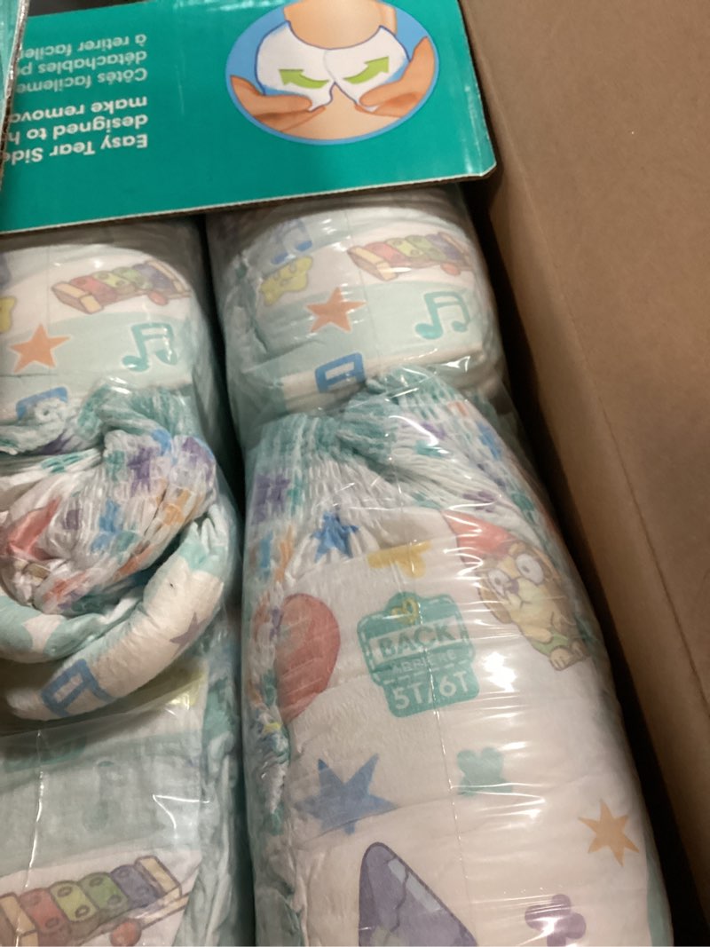 Condition photo showing Good Condition for pampers training pants - easy ups boys & girls bluey - size 5t-6t, 84 count, children's potty underwear (packaging may vary) 5t-6t 84