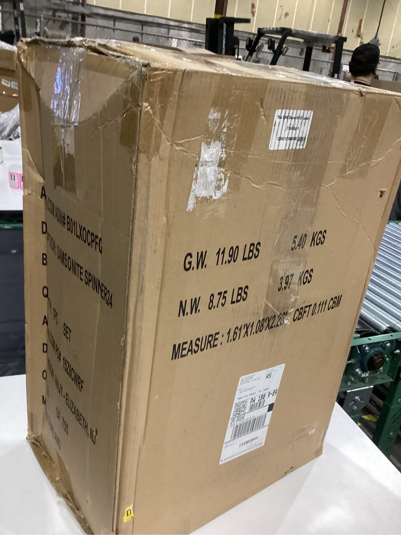 Condition photo showing Good Condition for Samsonite Freeform 24-Inch Medium Luggage with Dual 360° Spinner Wheels - Checked Suitcase - TSA Loc