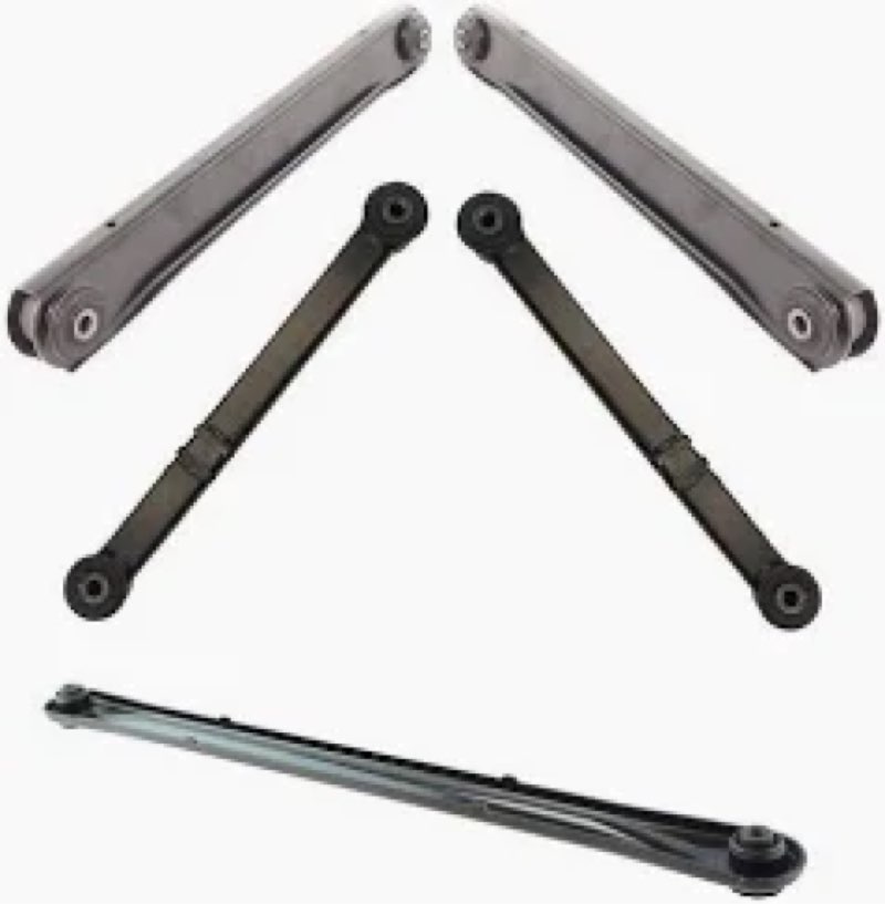 trq rear suspension kit control arm track bar compatible with 2010-2014 cadillac escalade escalade e