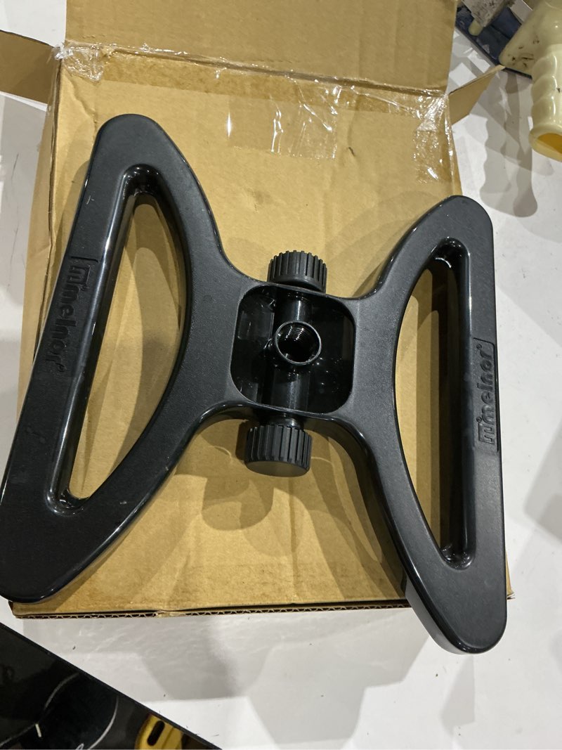 Condition photo showing Good Condition for melnor 65131amz minimax turbo oscillator sprinkler, 4000 sq. ft., 4-way adjustable, quick connect bundle, black, yellow quickconnect set sled base