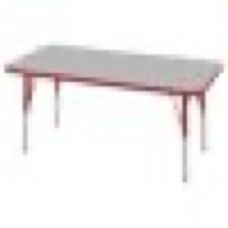 (Similar)(incomplete )24in x 48in Rectangle Everyday T-Mold Adjustable Activity Table Grey/Red - Standard Swivel with Four 16in Stack Chairs Red - Swivel Glide