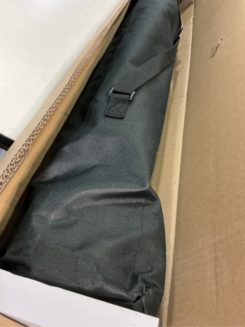Condition photo showing Good Condition for portable projector screen with stand, outdoor movie screen, 80 inch 16:9, light-weight, mobile and compact, easy setup and carrying, projection screen with 1.2 gain glass fiber, idea for home cinema.