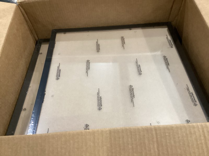 Condition photo showing Good Condition for 14x14 Picture Frame Set of 4, Black 14 x 14 Frame High Transparent Wall Gallery Poster Canvas Photo Frames for 14by14 inches Black 14x14