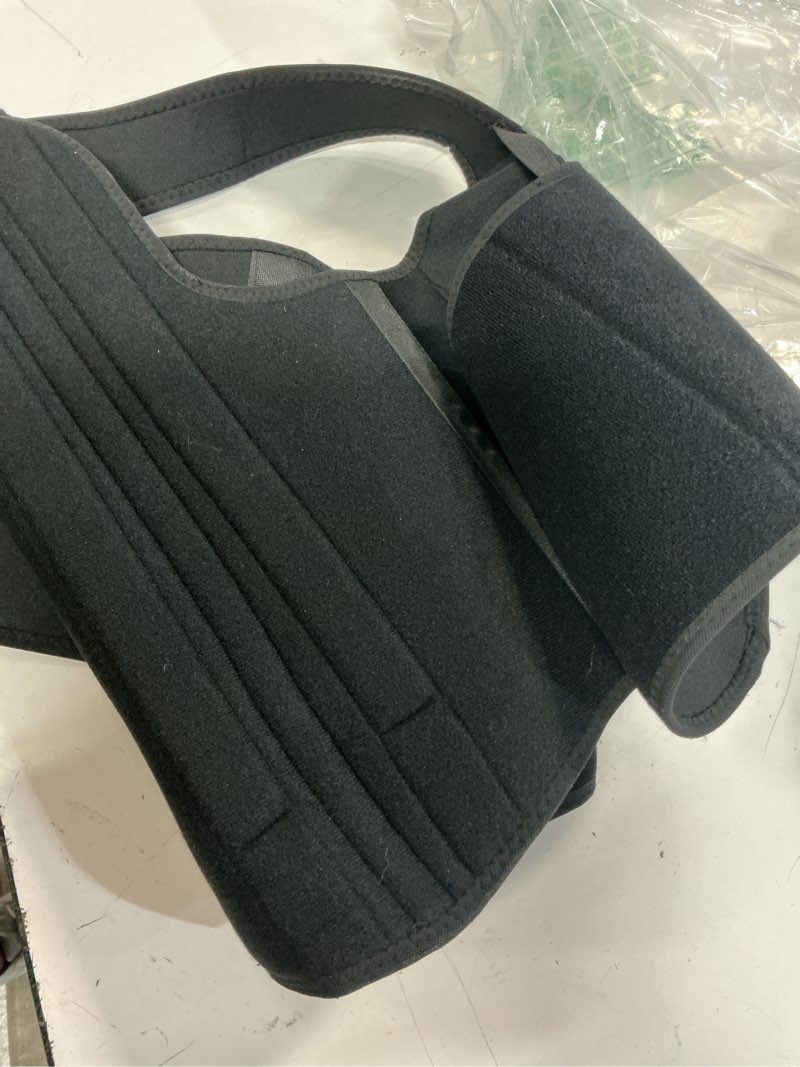Condition photo showing Good Condition for posture corrector for women & men, upgraded dynamic traction correction system – helps reduce upper & lower back pain, suitable for scoliosis, hunchback & thoracic spine issues, relieves muscle tension & fatigue caused by poor posture, keeping you more active & confident in daily life (small) black small (waist 33"-38")