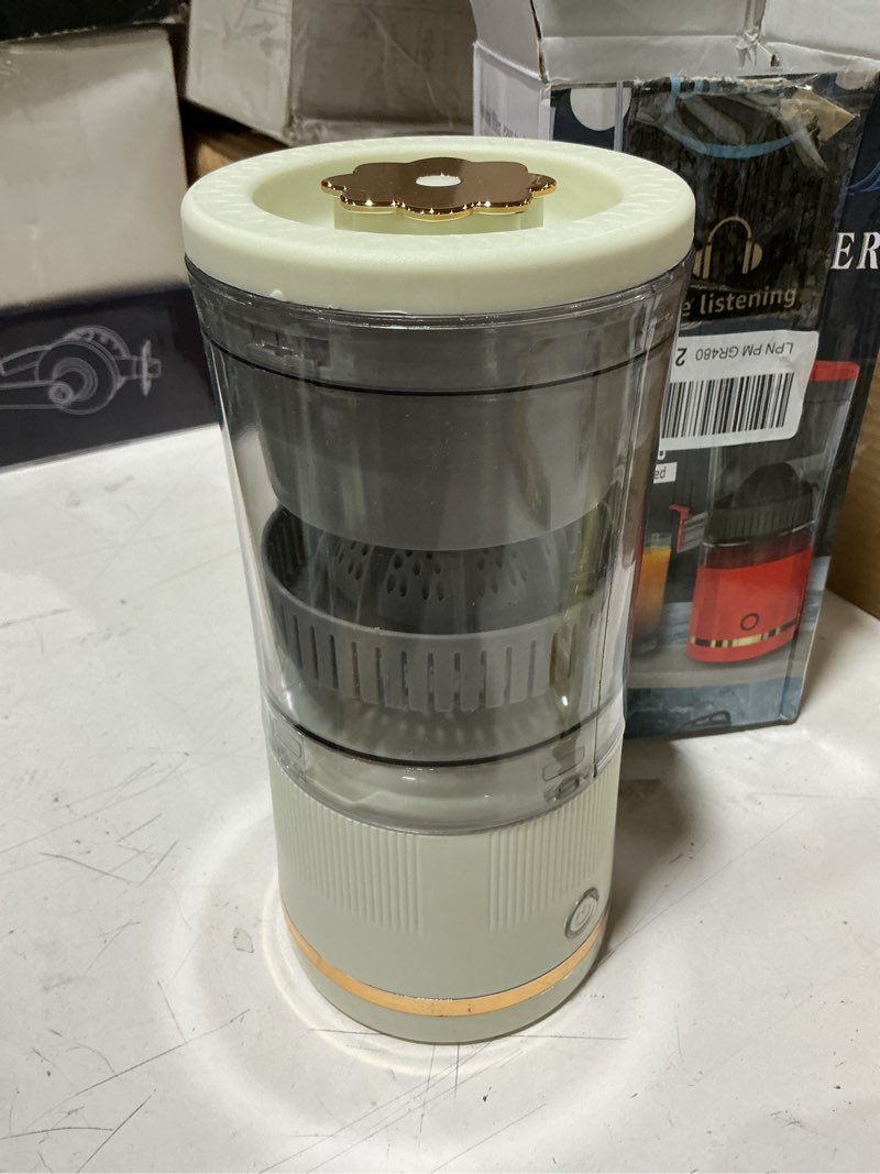 Condition photo showing Good Condition for (color may vary) cold press juicer machine, easy to clean slow juicer for whole fruits