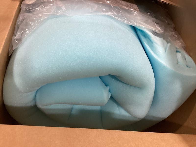 Condition photo showing Good Condition for dmi 3-inch foam mattress topper, egg crate foam pad, mattress pad and bed topper for support, air circulation, pressure relief and weight distribution, twin size, 33 x 72 x 3 3 in twin