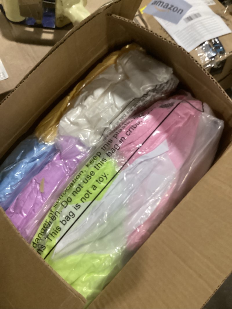 Condition photo showing Good Condition for Peryiter 6 Pcs Fleece Throw Blanket Bulk 50'' x 60'' Cozy Throw Blankets for Homeless Women Men Sofa Plush Soft and Breathable Lightweight Blankets for Couch Bed Office Homes (Bright) Bright 6