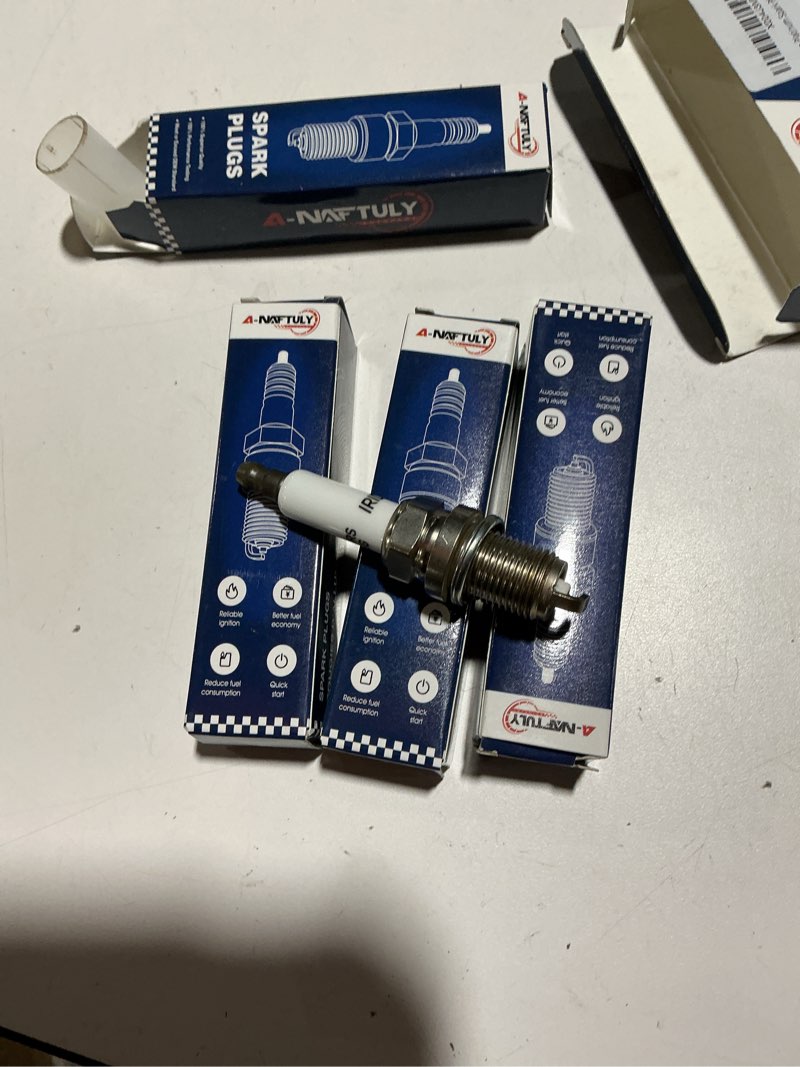 Condition photo showing Good Condition for iridium platinum spark plugs 4 pack fits for 2011-2015 chevrolet cruze 1.4 & chevy sonic trax, buick encore 2012 2013 2014 2015 2016 2017 2018 2019 2020 1.4l replaces 91039, ifr7x7g, 41-121, 55585517