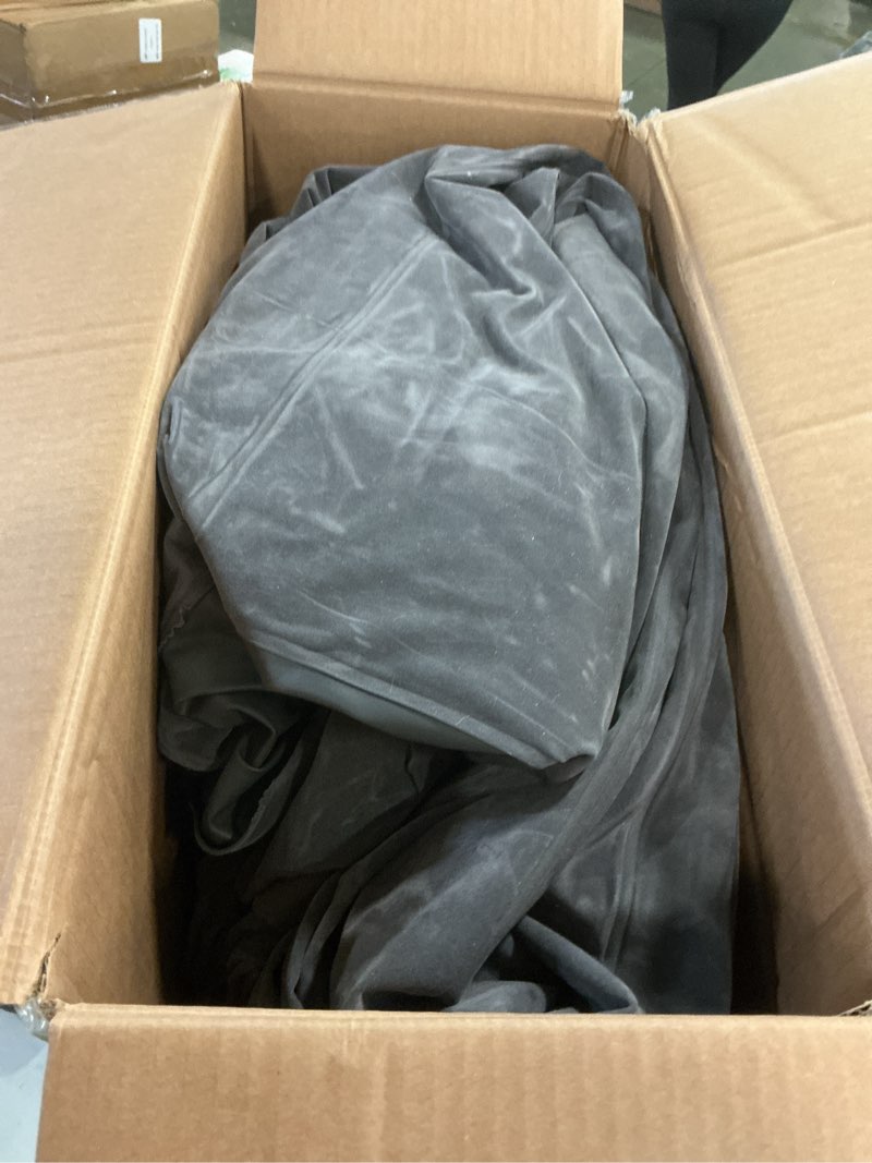 Condition photo showing As Is for Intex Inflatable Pull-Out Sofa: Velvety Surface, 2-in-1 Valve, Cupholder, 46" x 88" x 26" - Blow-Up Couch and Folding Queen Size Air Mattress Bed