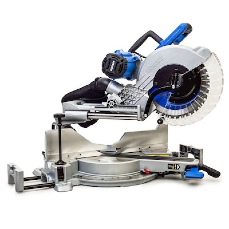 kobalt compact 12-in 15-amp dual bevel sliding compound corded miter saw