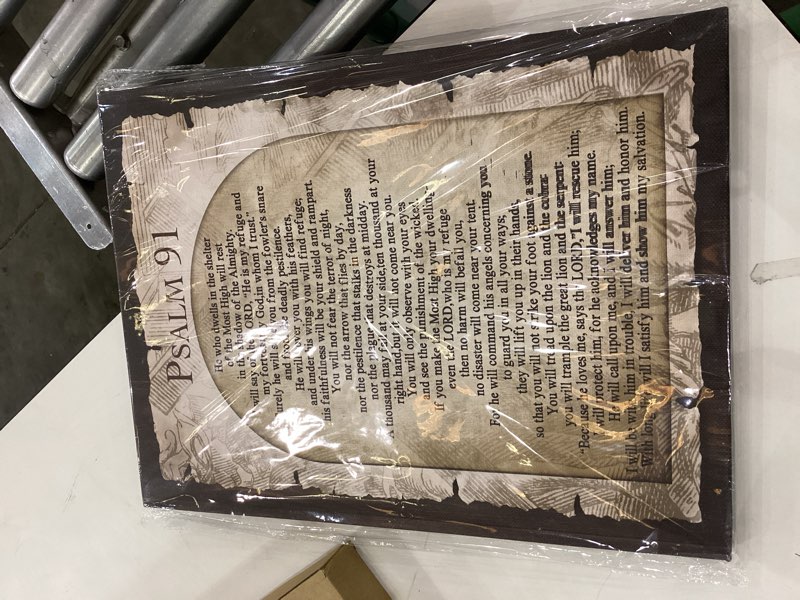 Psalm 91 Wall Art Bible Verse Pictures Canvas Wall Decor Christian Religious Scripture Prints Painti