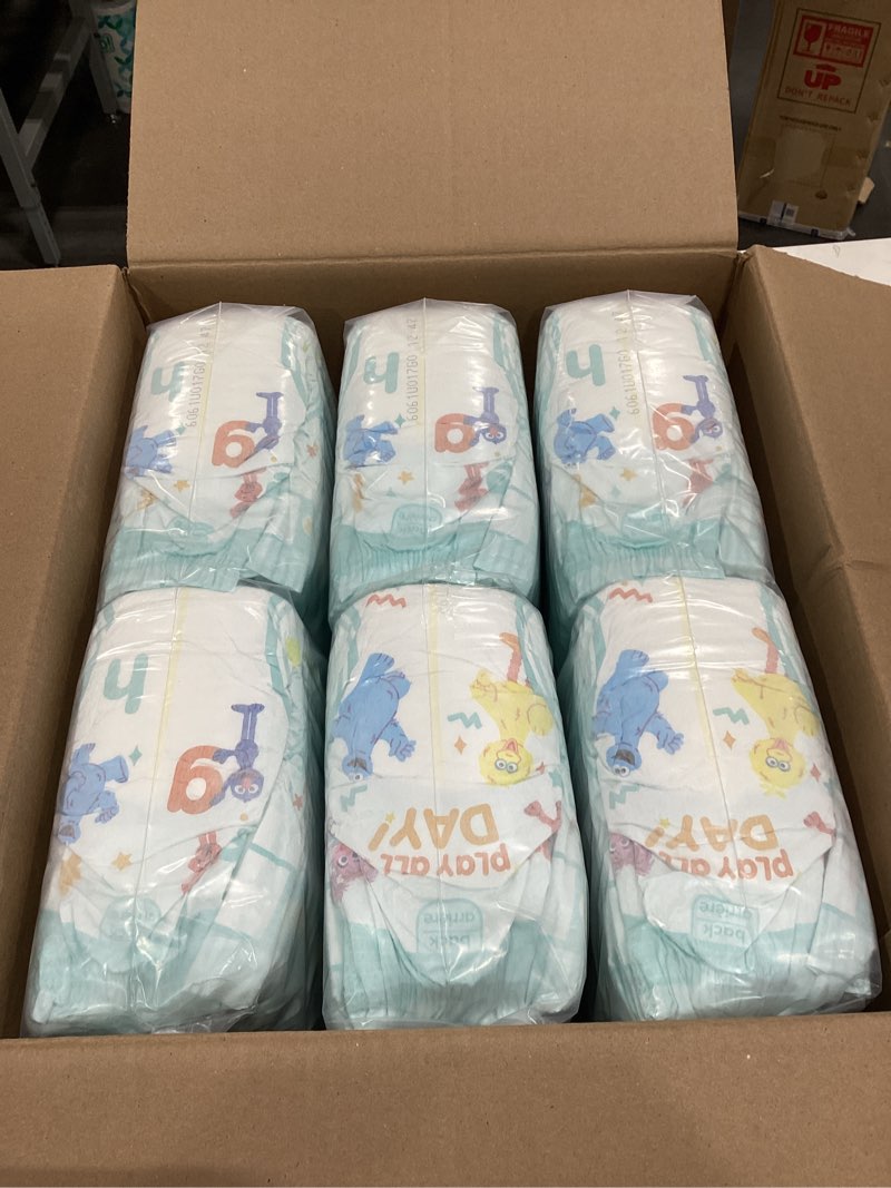 Condition photo showing New/Like New for pampers diapers - baby dry - size 4, 150 count, absorbent disposable infant diaper (packaging may vary) size 4 150