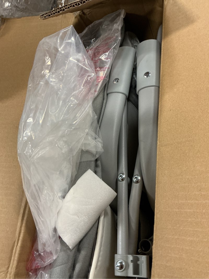 Condition photo showing New/Like New for BEKA Diaper Changing Station, Portable Changing Table for Baby, Waterproof, Folding Portable Changing Station, Adjustable Height w/Organizer, Mobile Nursery Diaper Changing Table for Baby, Newborn Light Grey