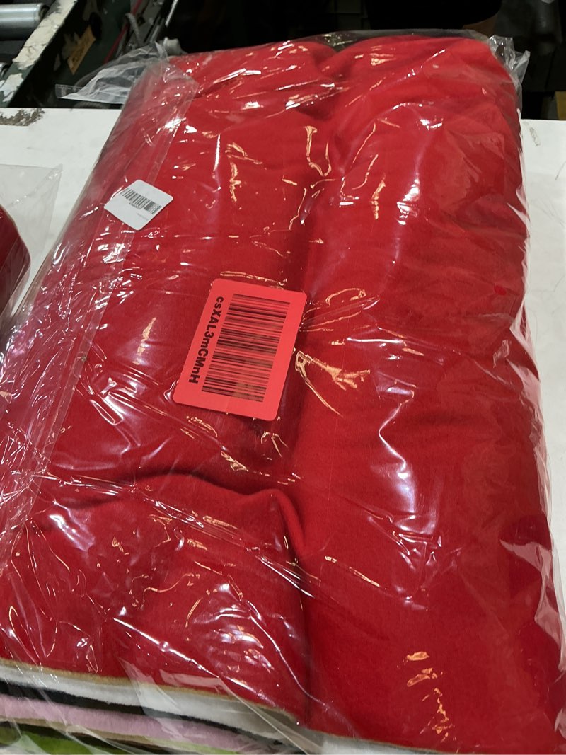 Condition photo showing New/Like New for 12pcs 20" x 20" solid color knitted polar fleece fabric diy making supplies quilting patchwork fabric patchwork polyester plush fleece diy for quilting cushions (20 x 40 inches)