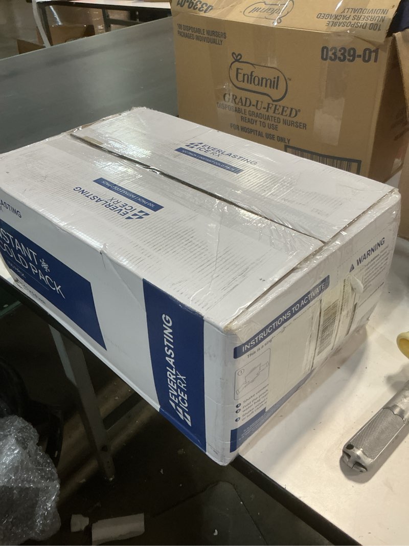 Condition photo showing New/Like New for 100 Pack - Instant Cold Packs - Instant Ice Packs for Injuries | Disposable Cold Compress Ice Pack for Pain Relief, Swelling, Inflammation, Sprains, Toothache - Cold Pack for Athletes