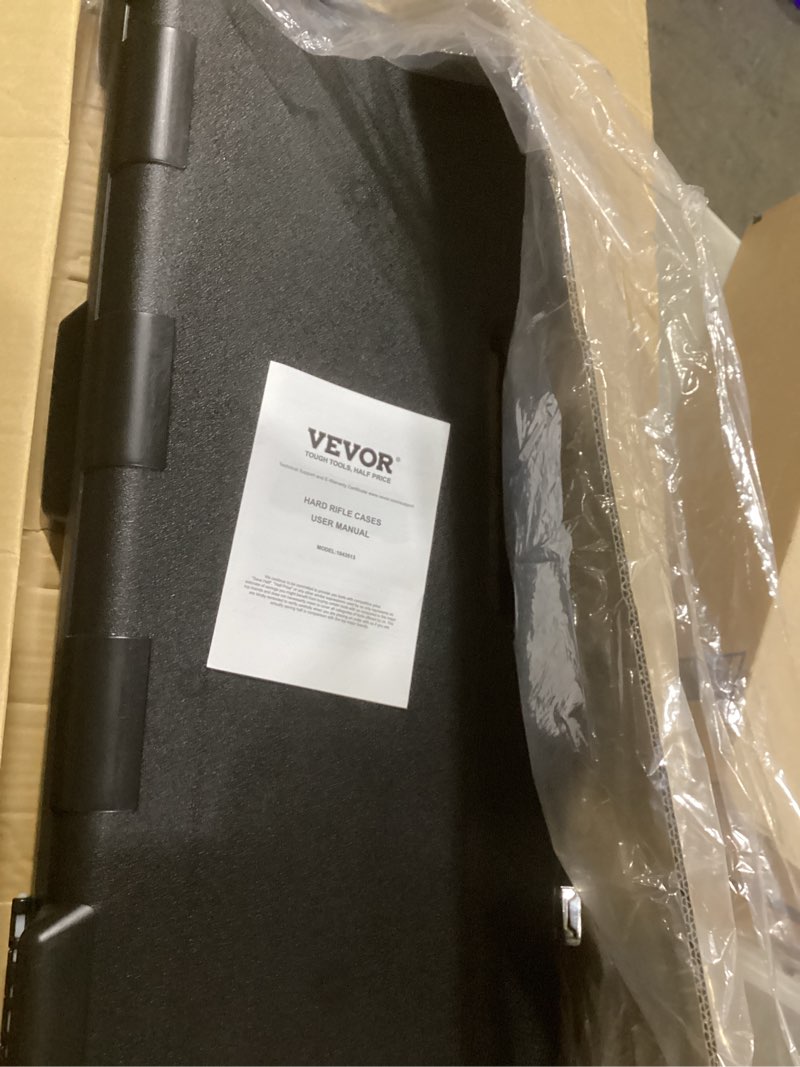 Condition photo showing Good Condition for vevor rifle case, rifle hard case with 4 layers fully-protective foams, lockable hard gun case with wheels, ip67 waterproof & crushproof, for rifles or shotguns 42 inch black