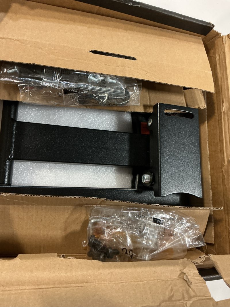 Condition photo showing Good Condition for usx mount ul listed full motion tv mount, swivel articulating tilt tv wall mount for 26-65 inch led, 4k, wall mount bracket with vesa 400x400mm up to 77lbs, perfect center design -xmm006-1 26-65 full motion tv mount