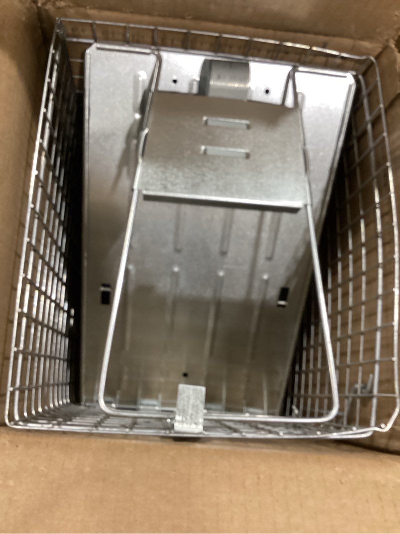 Condition photo showing Good Condition for havahart large 2 door humane catch and release live animal trap for armadillos, beavers, bobcats, small dogs, cats, foxes, groundhogs, nutria, opossums, raccoons, live catch trap for stray dogs 1045sr