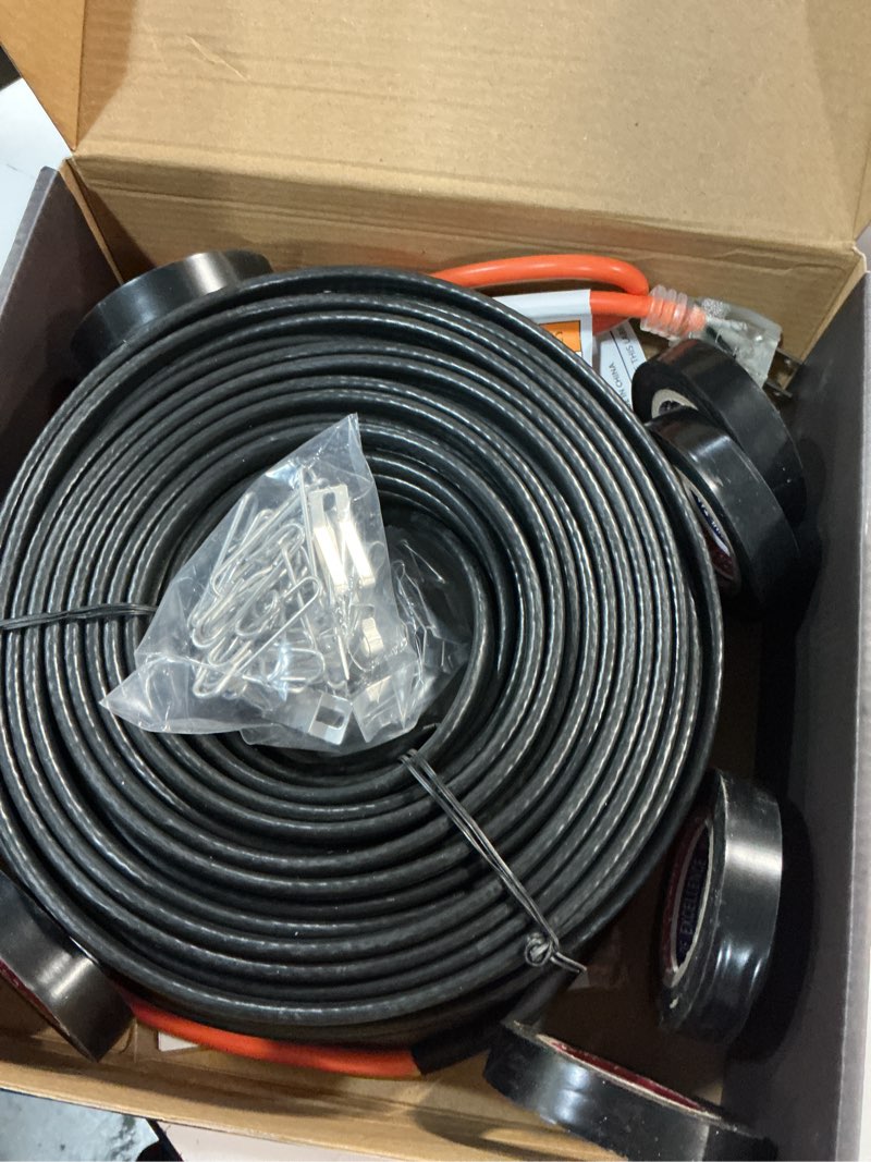 Condition photo showing New/Like New for 140FT Heating Cable for Metal and Plastic Home Pipes, Energy-efficient, Heat Tape for Water Pipes, Pipe Freeze Protection, Keeps Water Flowing at -40?, 120V