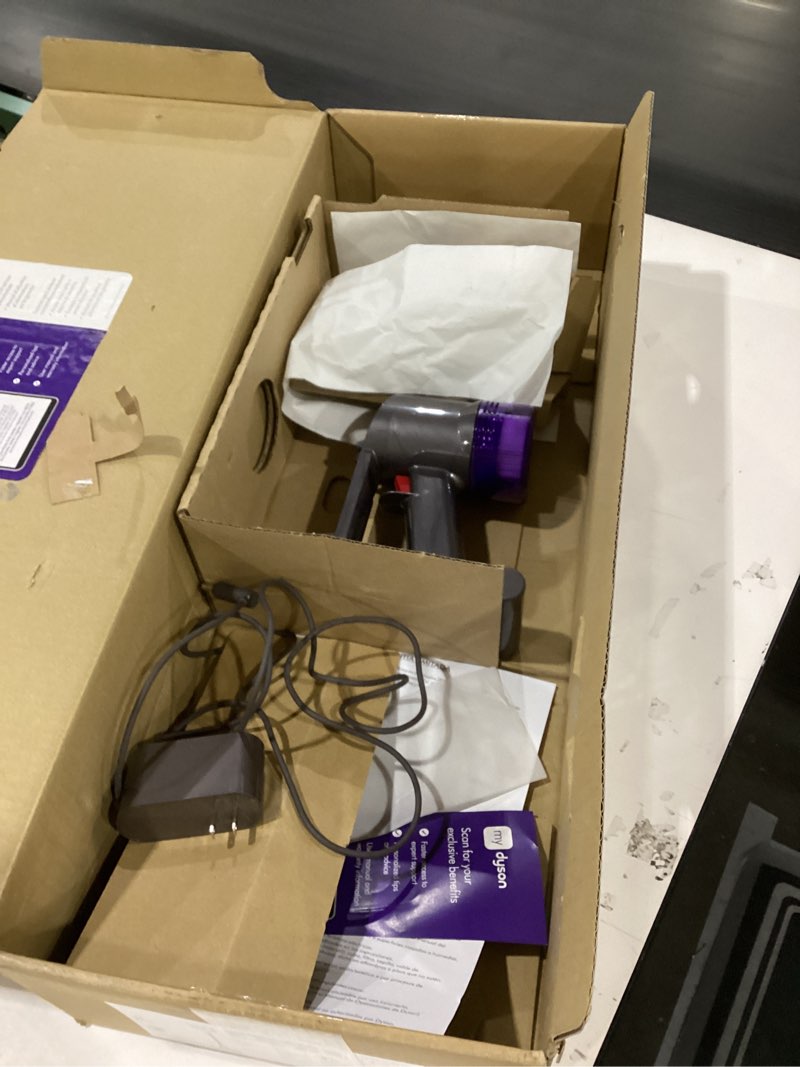 Condition photo showing As Is for Not tested Dyson V8 Plus Cordless Vacuum, Cleans Hard Floors and Carpets, Detangles, Converts to Handheld, 115AW, 2 Power Modes, Up to 40 Minutes¹