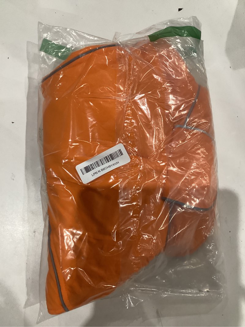 Condition photo showing Good Condition for Lelepet Dog Coat Waterproof Dog Jacket Reflective Fleece Vest with Adjustable Buckle & Leash Hole Windproof Cold Weather Coats for Small Medium Large Dogs, Warm Hunting Vest, Orange, L L Orange