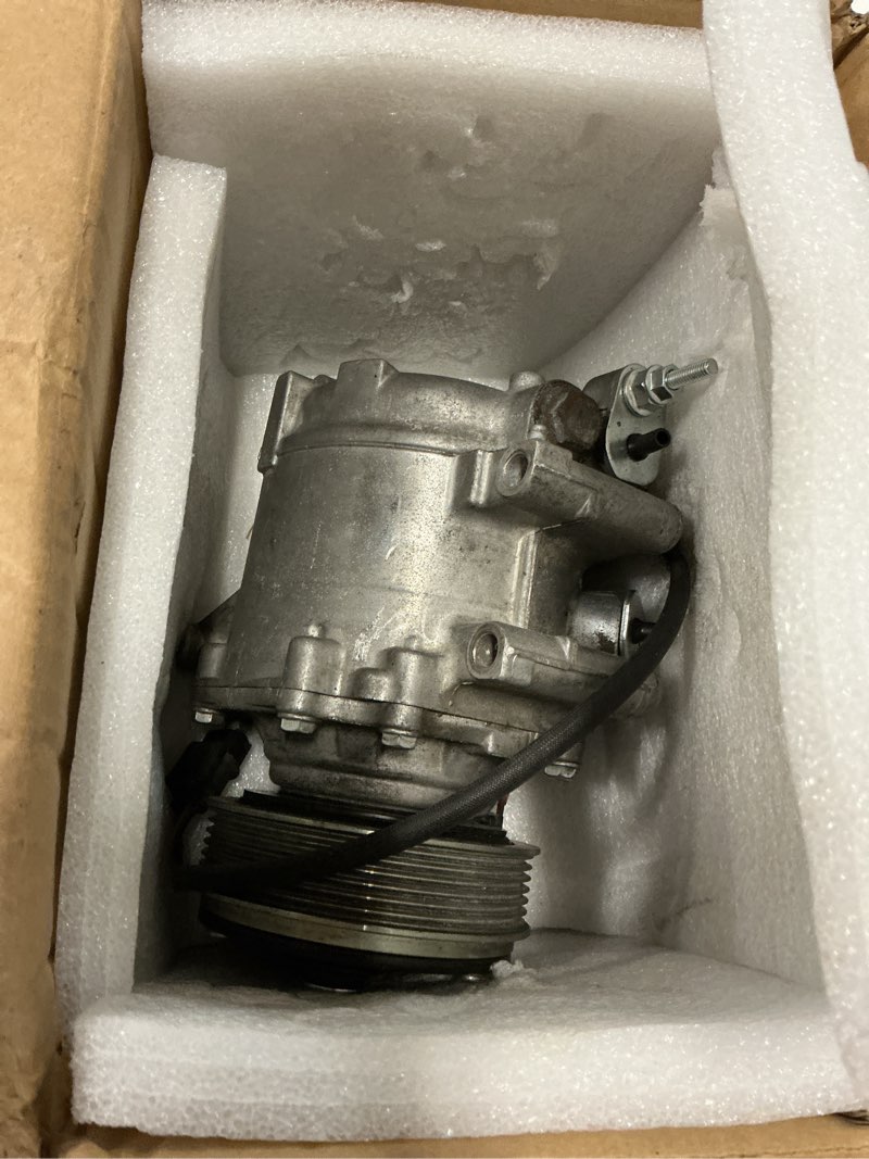 Condition photo showing As Is for new ac air condition compressor with clutch for honda civic 1.8l 2012-2015 (1.8l engine only, not for hybrid or si trim), for acura ilx base 2.0l 2013-2015, 1600352 38800-r1b-a01rm