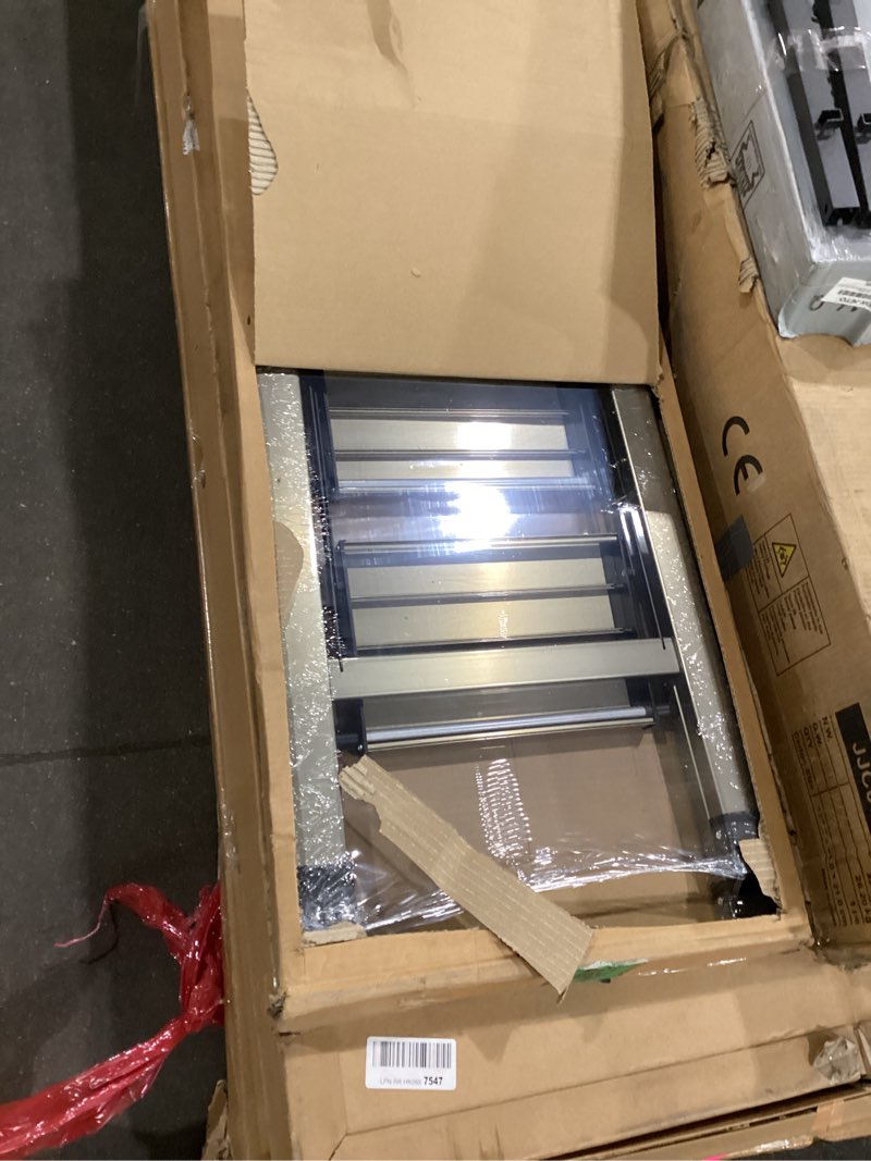 Condition photo showing New/Like New for 4 Step Ladder, Folding Step Stool with Anti-Slip Wide Sturdy Pedal and Handgrip, Portable Lightweight Aluminum Stepladder, 300 lbs Capacity, Multi-Use for Home, Library - Brown Gold Gold 4 Step