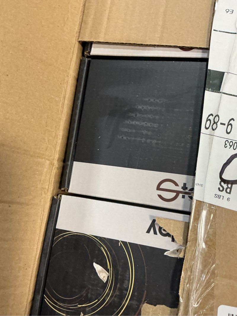 Condition photo showing New/Like New for 6 Pack Black Door Knobs with Square Rosette,Pismo Door Knob with Lock,Privacy Door Handles Interior for Bath & Bed 6-Privacy Square Matt Black