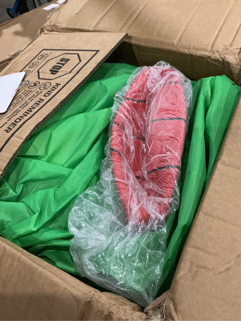 Condition photo showing As Is for inflatable basketball hoop 10' l x 13' w x 10' h, oxford inflatable basketball game with 4 balls & air blower, easy setup inflatable games for indoor/outdoor events, carnivals, backyard