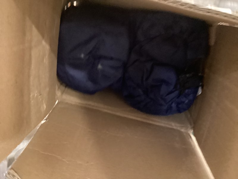 Condition photo showing Good Condition for let's camp oversized camping chairs 29.52" high back heavy duty lawn chair support 500lbs, portable collapsible chair with cup holder, side pocket,2 pack(blue) twin pack navy