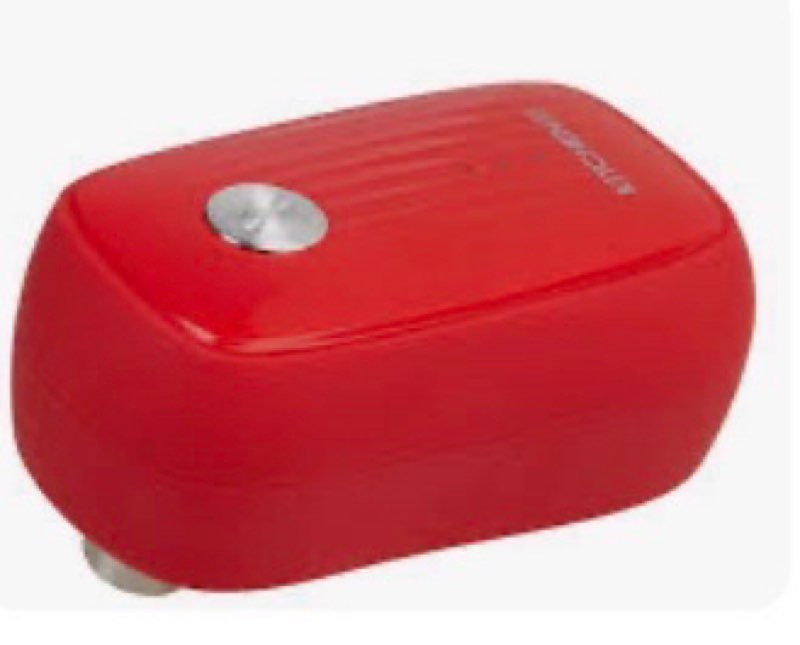 proctor silex automatic electric can opener, hands free cordless operation & usb rechargeable, self-aligning, cut smooth touch lid edges, compact and easy to store, red