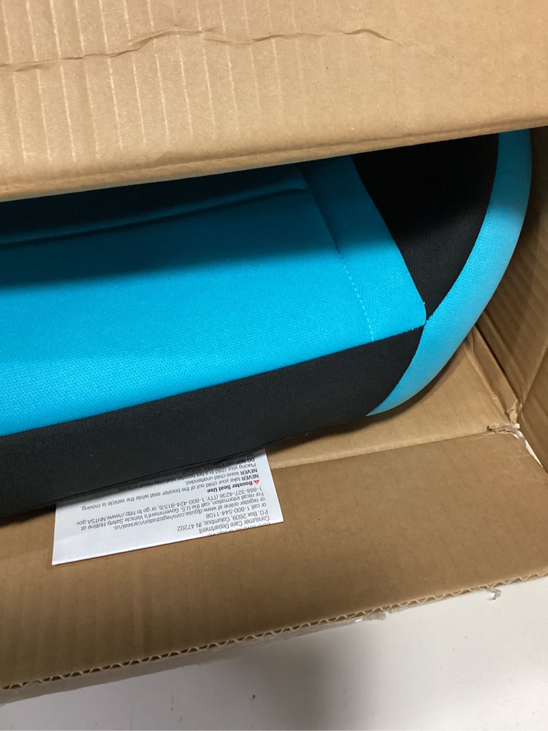 Condition photo showing Good Condition for Cosco Topside Backless Booster Car Seat, Lightweight Booster Seats for Cars 40-100 lbs, Backless Booster Seat for Car, Turquoise Turquoise 1 Pack