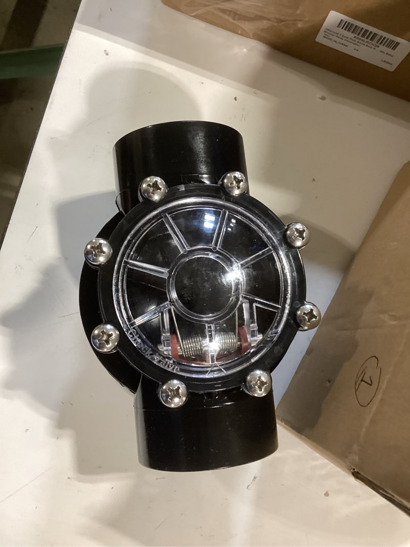 Condition photo showing Good Condition for 7305 check valve replacement for jandy 2 inch to 2-1/2-inch check valve pvc 180-degree compatible with pool and spa