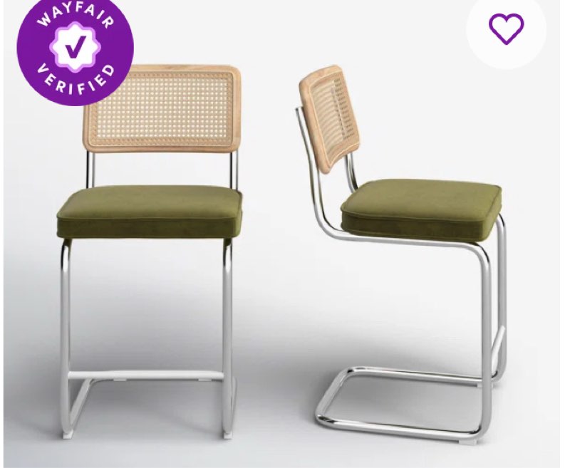 Walsh Velvet Bar & Counter Stool