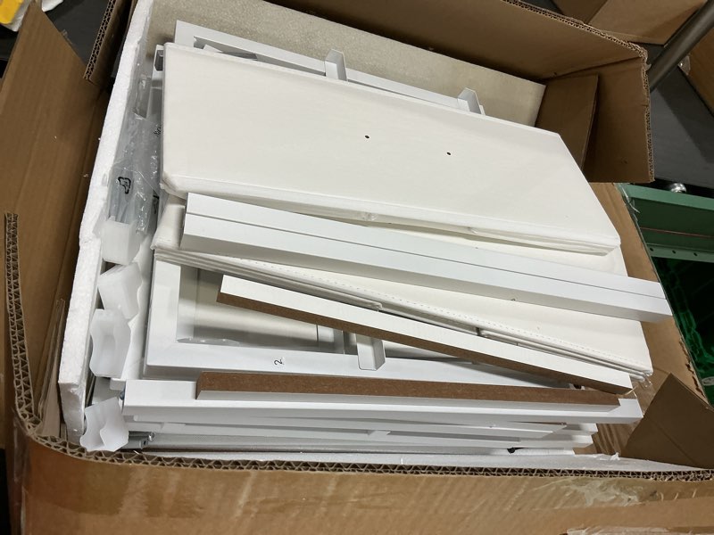 Condition photo showing Good Condition for BOLUO Stackable Storage Drawers Closet Organizers and Storage Fabric White 2 Drawer Dresser for Bedroom 2 Packs Modern L(15.7"D x 21.1"W x 16.1"H) White