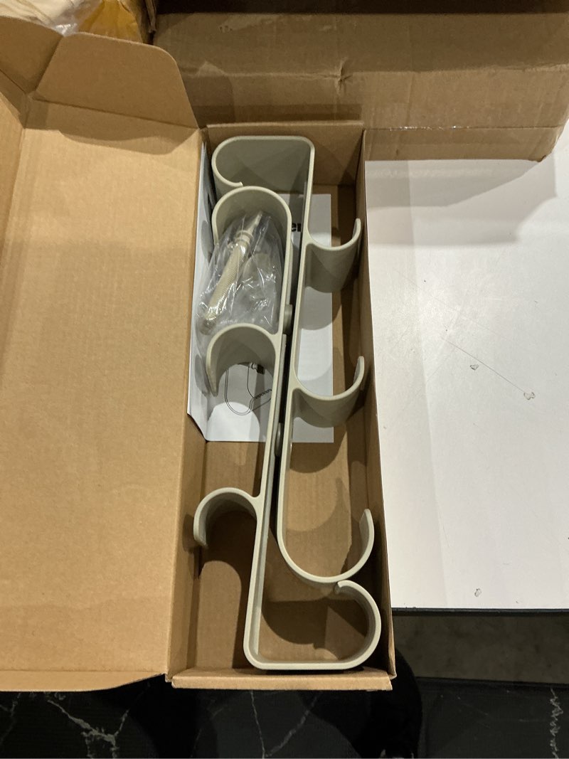 Condition photo showing Good Condition for poolhour pool hooks for poles - adjustable 3-hook pool pole hanger for above ground pool accessories,skimmer & cleaning tool bracket for above ground pool maintenance[patented]