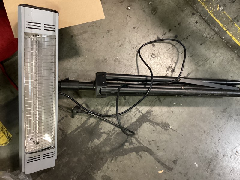Condition photo showing Good Condition for Heat Storm HS-1500-TT Infrared, 7 ft Cord, Tripod + Heater, Black Heater + Tripod