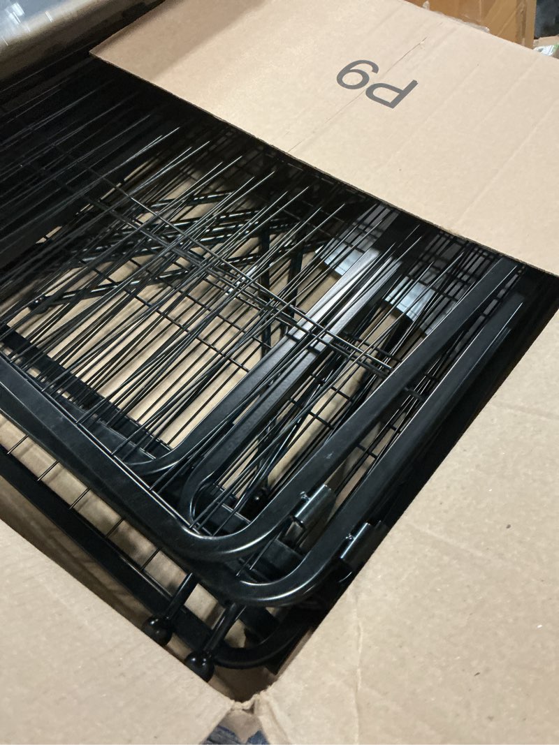 Condition photo showing Good Condition for FXW Rollick Unleashed Dog Playpen for Indoor, Yard, RV Camping, 24 inch 8 Panels for Small and Puppy Dogs, Black?Patented Black 24 inch 8 Panels