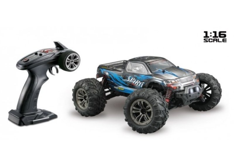 1:16 4WD High Speed Monster Truck, 2,4GHz Black/Blue -RTR