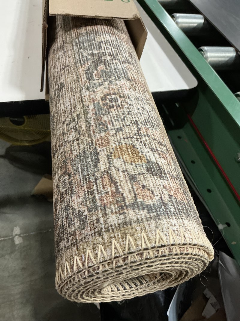 Condition photo showing Good Condition for loloi ii skye collection sky-01 blush/grey 2'-6" x 7'-6" runner rug 2'6" x 7'6" (rectangular) blush / grey