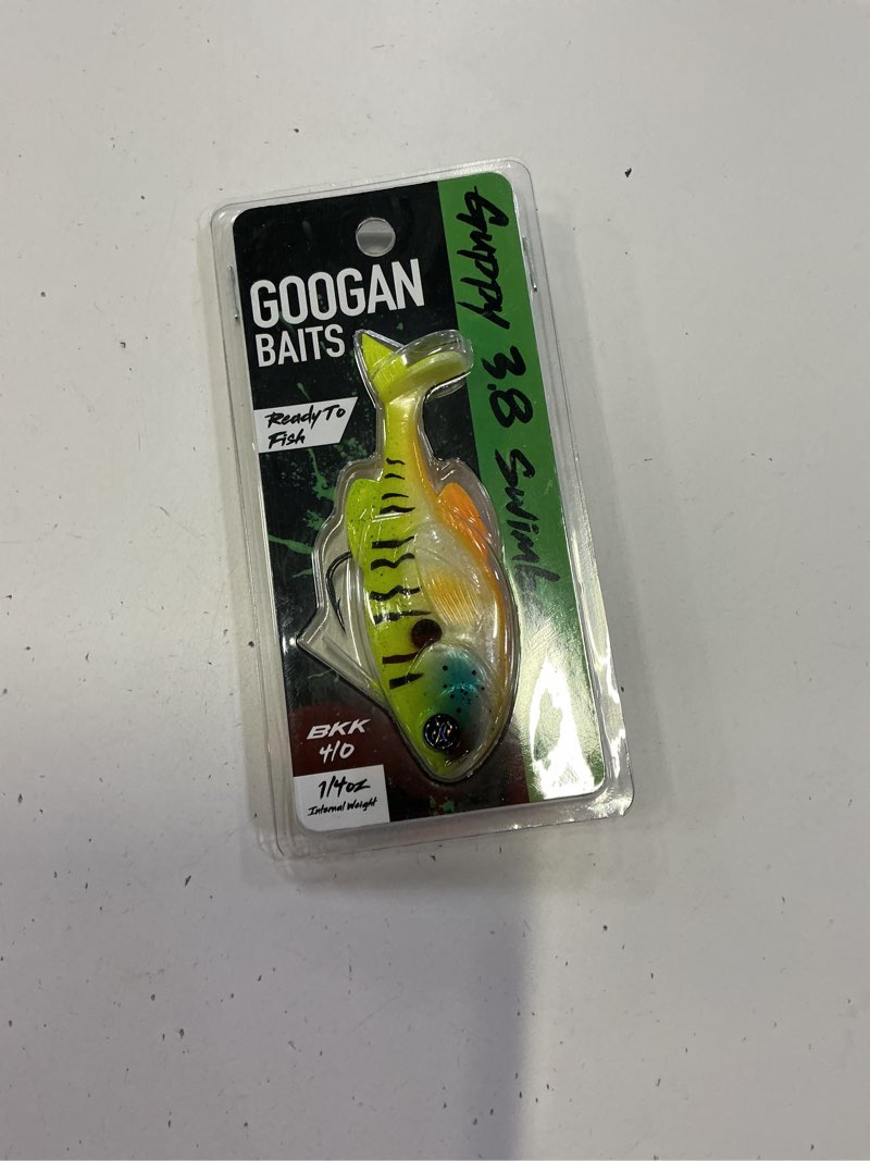 Condition photo showing New/Like New for googan baits guppy swimbait - toxic gill