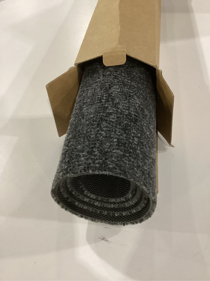 Condition photo showing Good Condition for doormats, thin indoor door mat 36''x 24'', low profile non slip outdoor doormats, dirt trapper and absorbent, welcome matts for muddy wet shoes and paws grey 2' x 3' (rectangular)