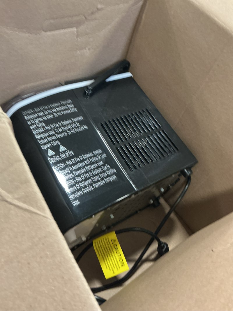 smug ice makers countertop with handle, portable ice machine, 9 bullet cubes in 6 mins, 26lbs in 24h